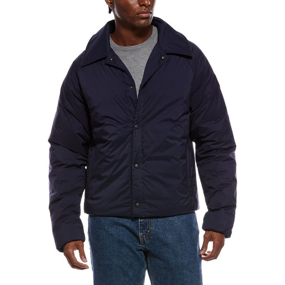 Canada Goose Mens  Lodge Coach Jacket, Blue